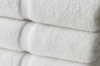 Conjunto 5 Toalhas Banho Premium Algodão Branco - 500g/m²